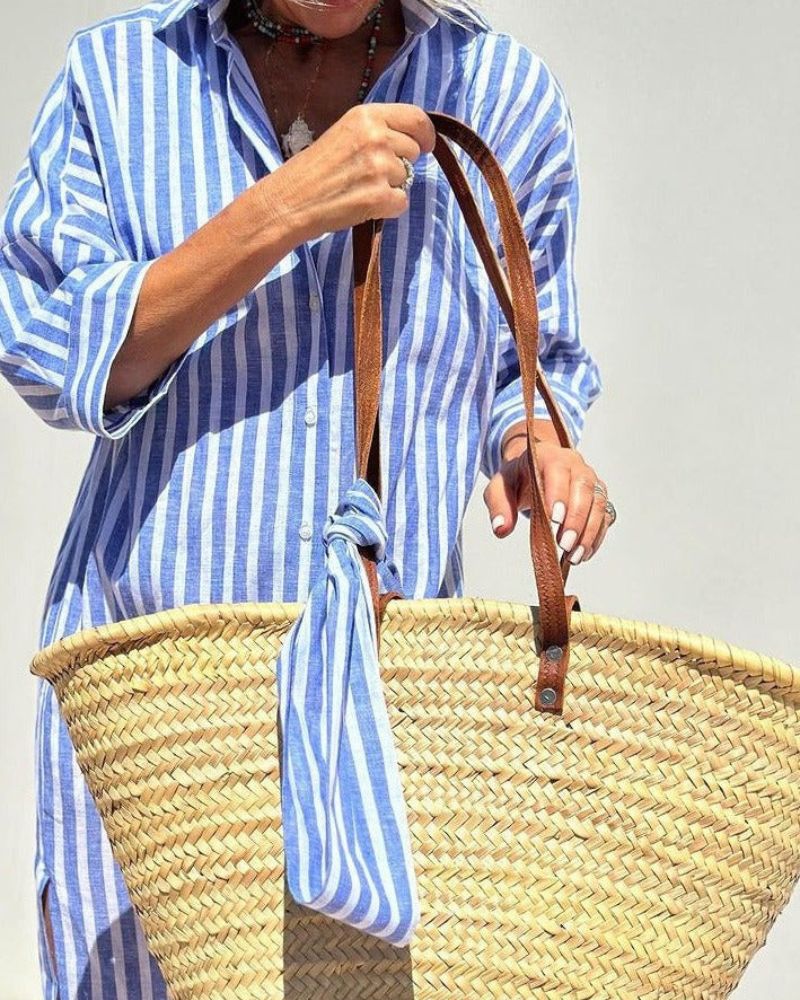COLEN - ROBE CHEMISE À RAYURES CLASSIQUES