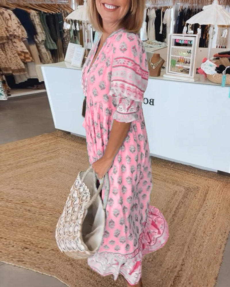 ÉLODIE – Éblouissante Robe Printanière