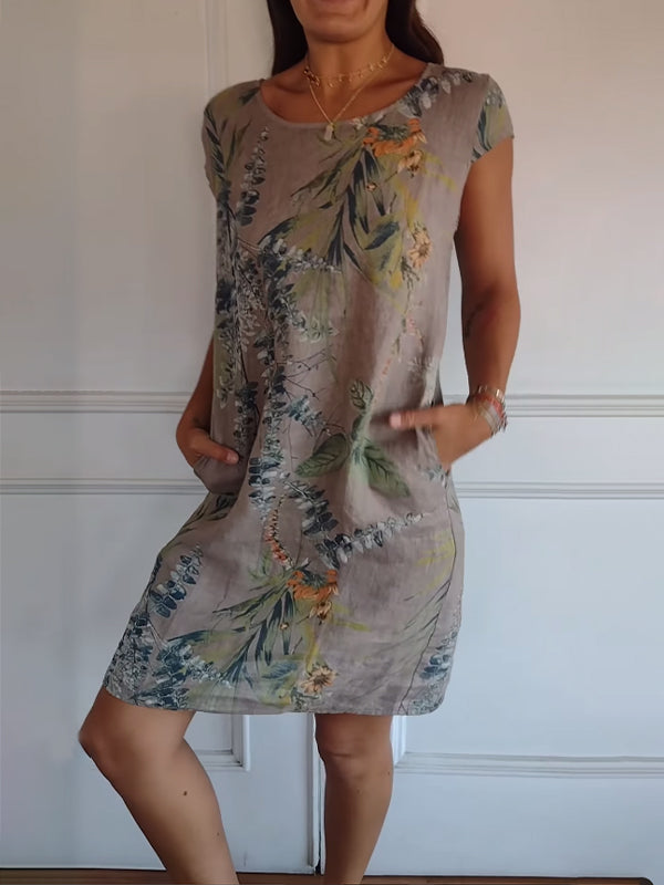 Annelin™ | Robe confortable avec col rond