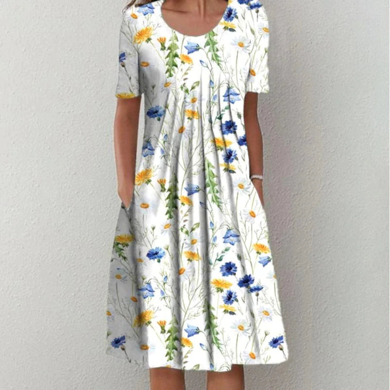 Emma™ Élégante robe en coton