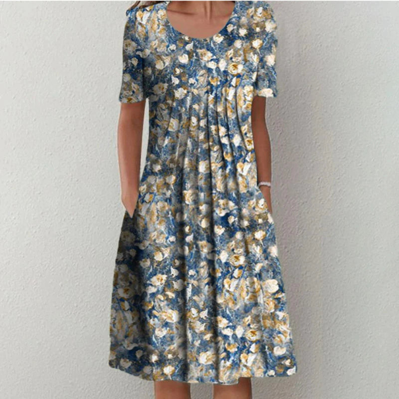 Emma™ Élégante robe en coton