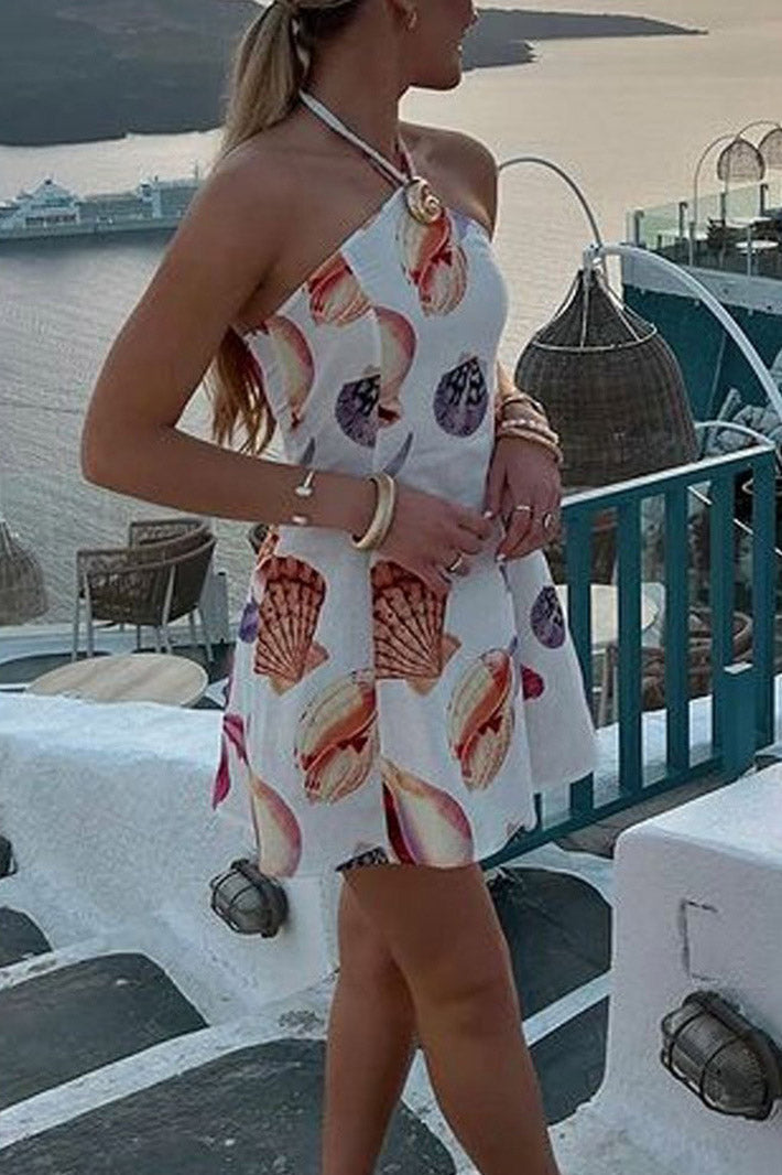 Freya Mini Dress - Seaside Bouquet