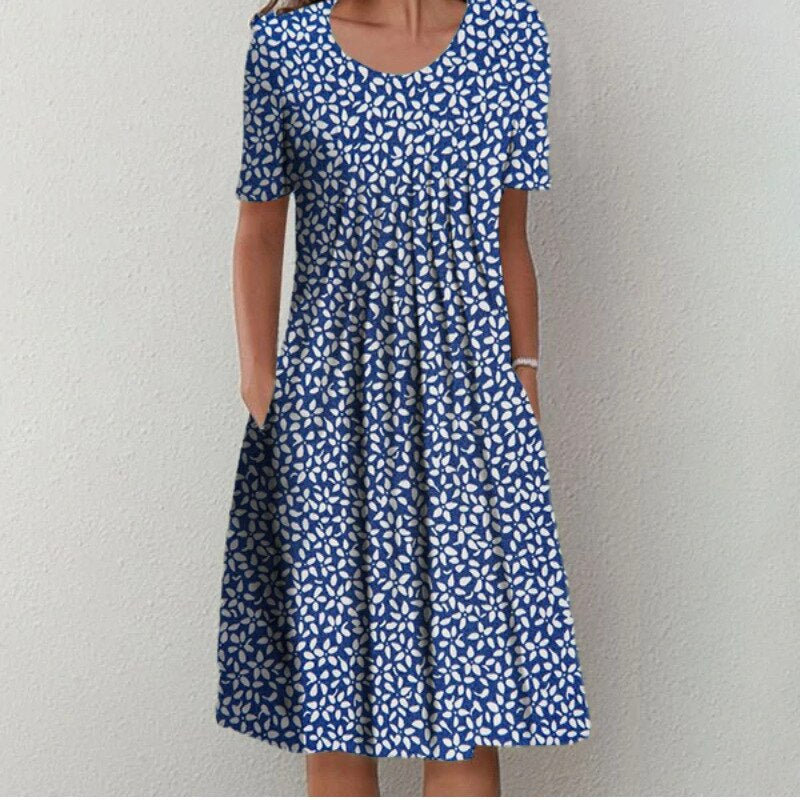 Emma™ Élégante robe en coton