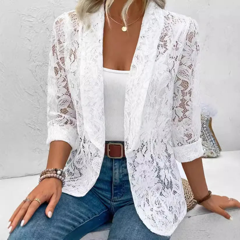 MILA™ | Blazer en dentelle