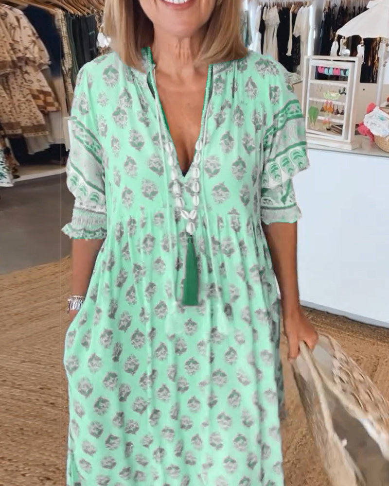 ÉLODIE – Éblouissante Robe Printanière
