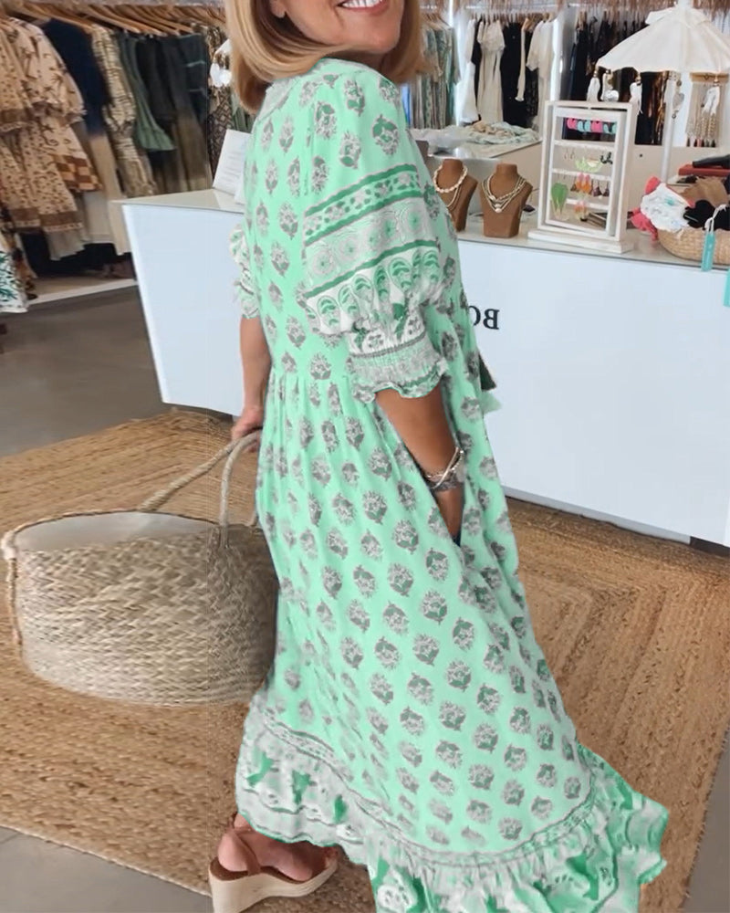 ÉLODIE – Éblouissante Robe Printanière
