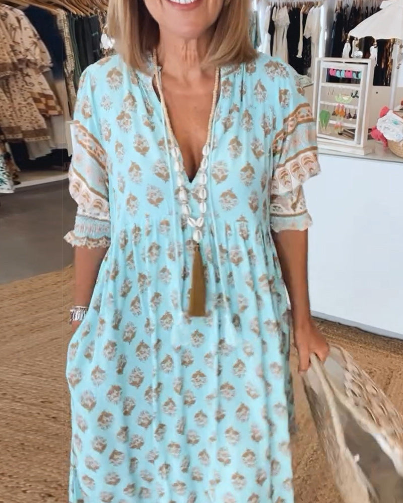 ÉLODIE – Éblouissante Robe Printanière