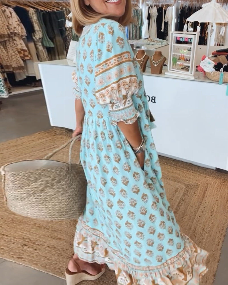 ÉLODIE – Éblouissante Robe Printanière