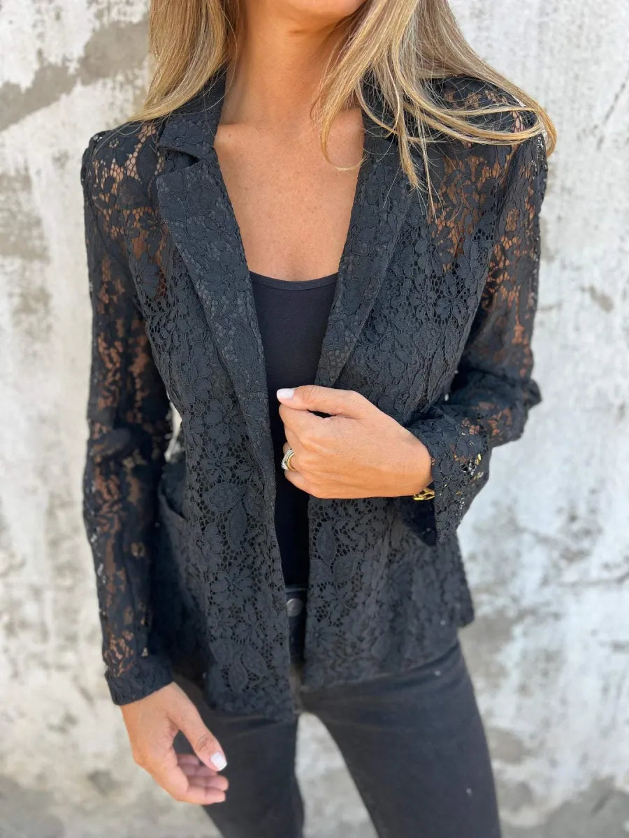 MILA™ | Blazer en dentelle